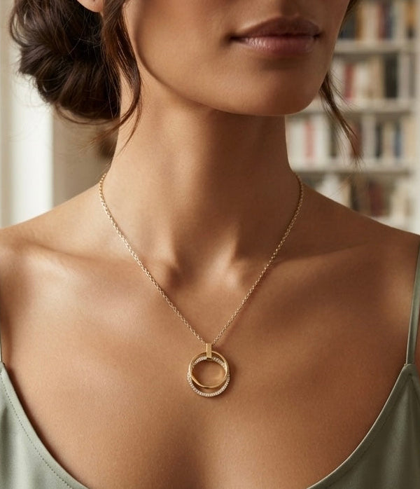 Collier Halo Doré