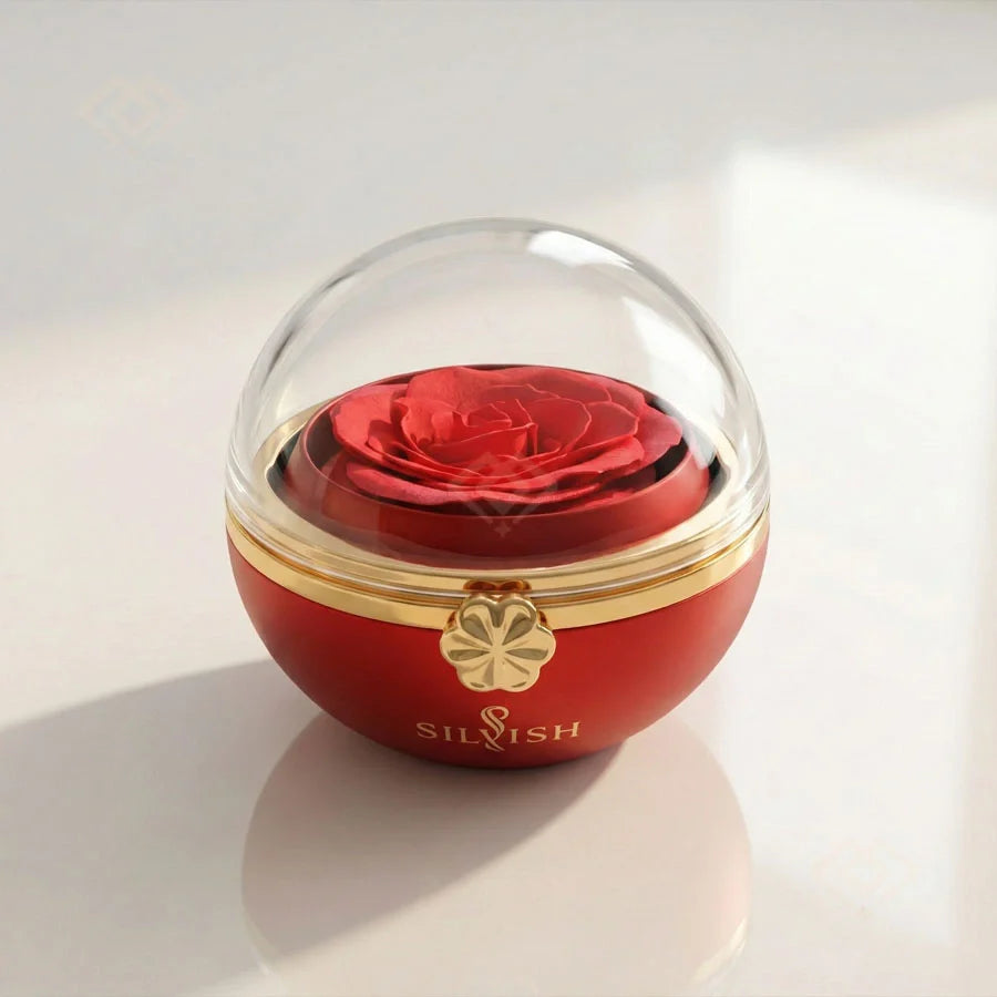 BOÎTE LOVE BLOSSOM AVEC COLLIER COEUR PERSONNALISE