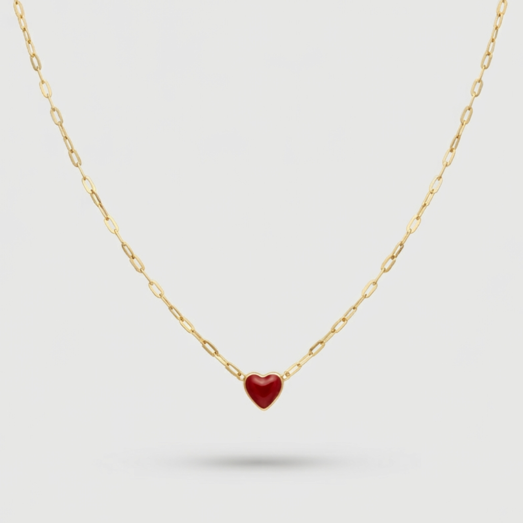 Collier Cœur Écarlate