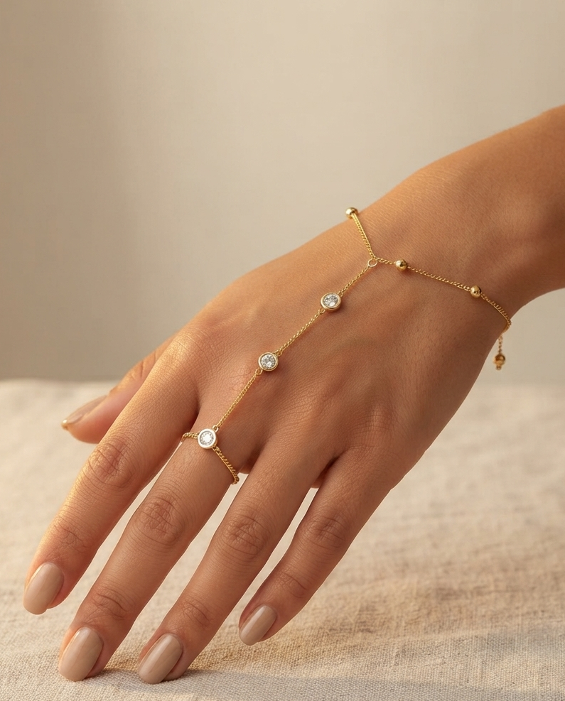 Chaine Cristaux Minimaliste