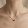 Collier Cœur Écarlate