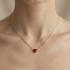Collier Cœur Écarlate